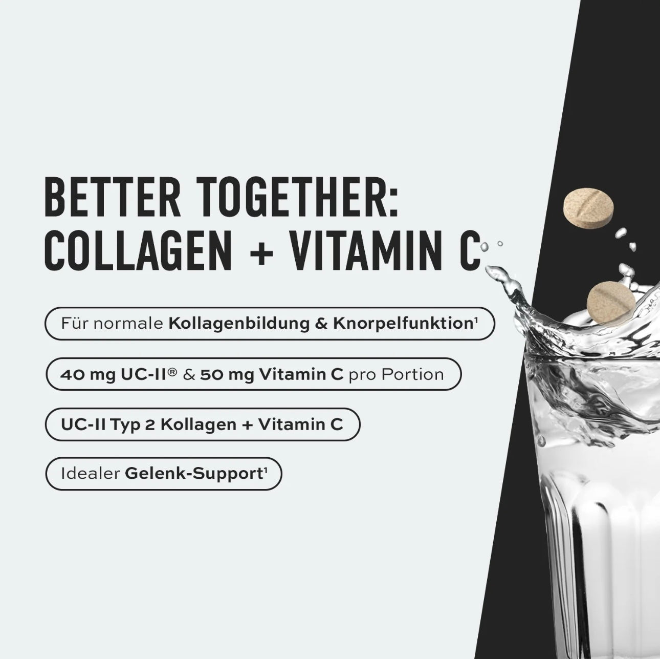 ESN Kollagen-Tabletten UC-II Typ 2 Collagen