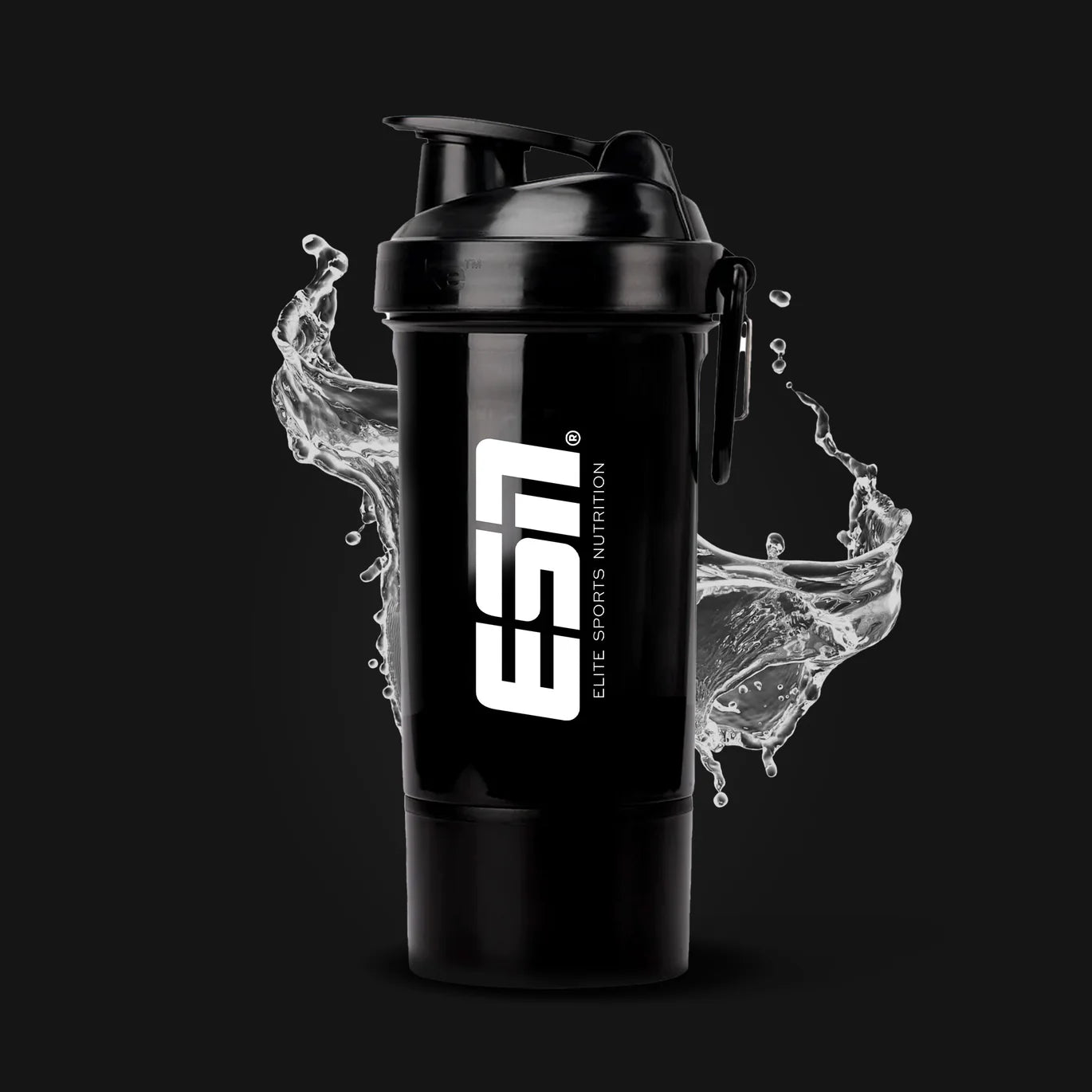 ESN Smartshake Shaker with powder compartment