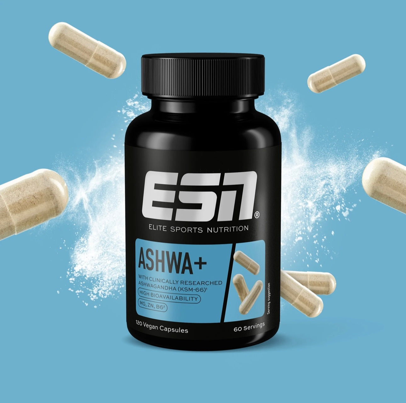 ESN Ashwagandha capsules: Ashwa+